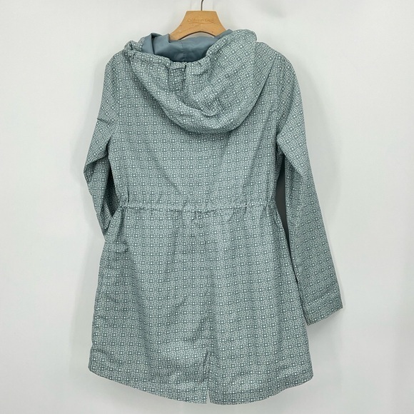 Merona Windbreaker, Water Resistant Lightweight Blue, Whitee Jacket Size S P2 - Picture 5 of 9